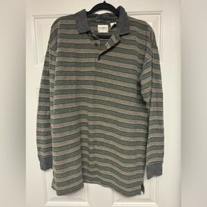 Men’s size large Robert stock striped polo